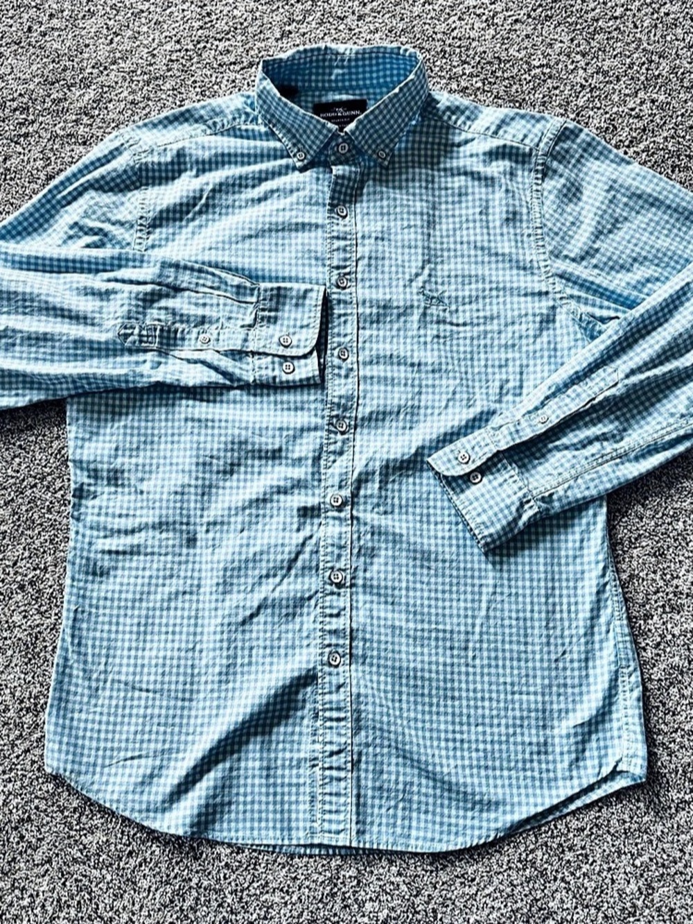 Rodd & Gunn Oxford Bayshore Gingham Sports Fit Shirt Men's Gingham Button Down